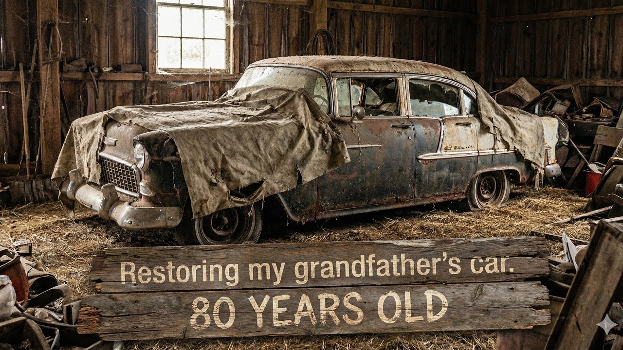 After 80 Years Gathering Dust in a Warehouse, This Grandpa's Car Has Finally Been Resurrected!