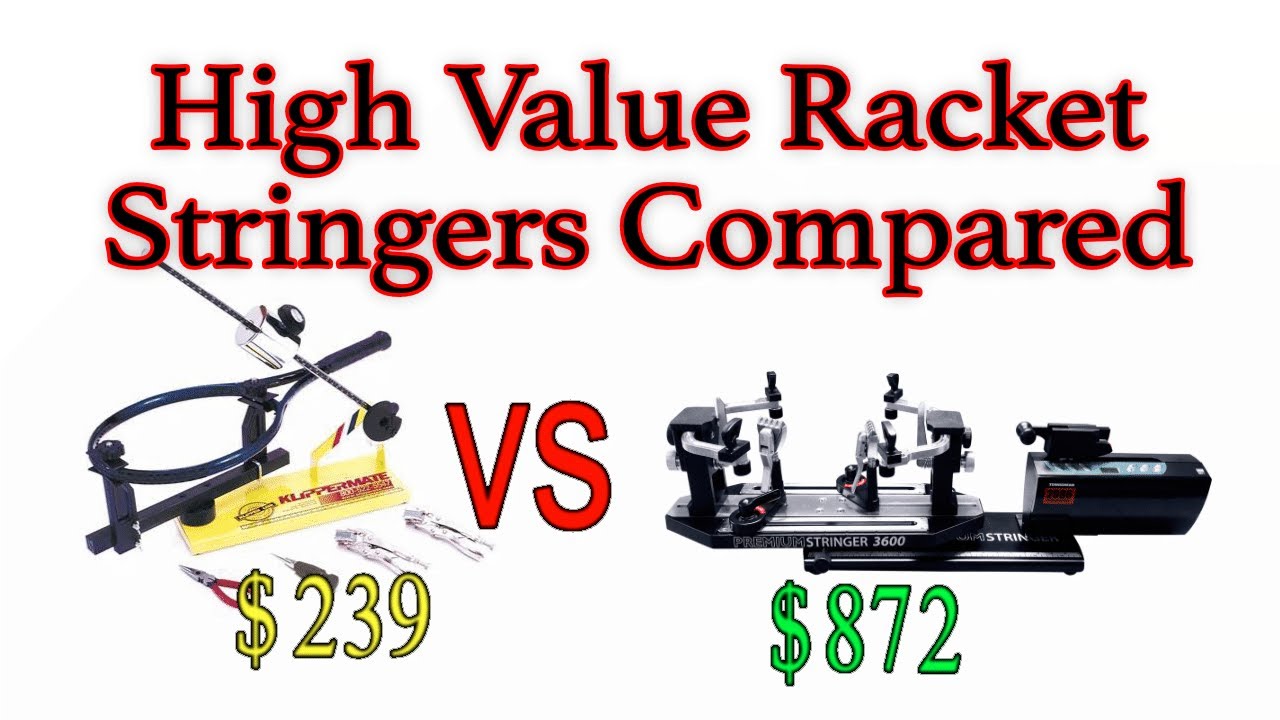 Budget Tennis Racket Stringers COMPARED: Klippermate Drop Weight vs Penta Premium Electric