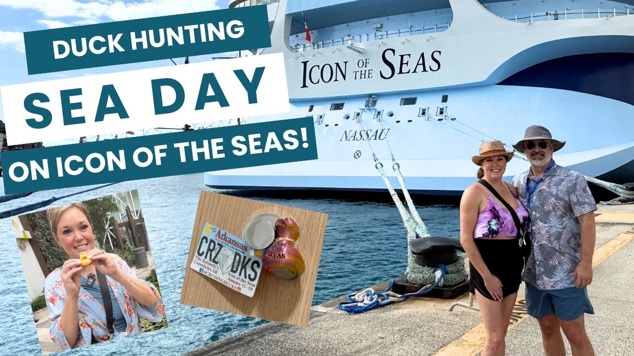 Sea Day Fun on ICON OF THE SEAS! Duck Hunts, Dining & Starburst Ice Show!