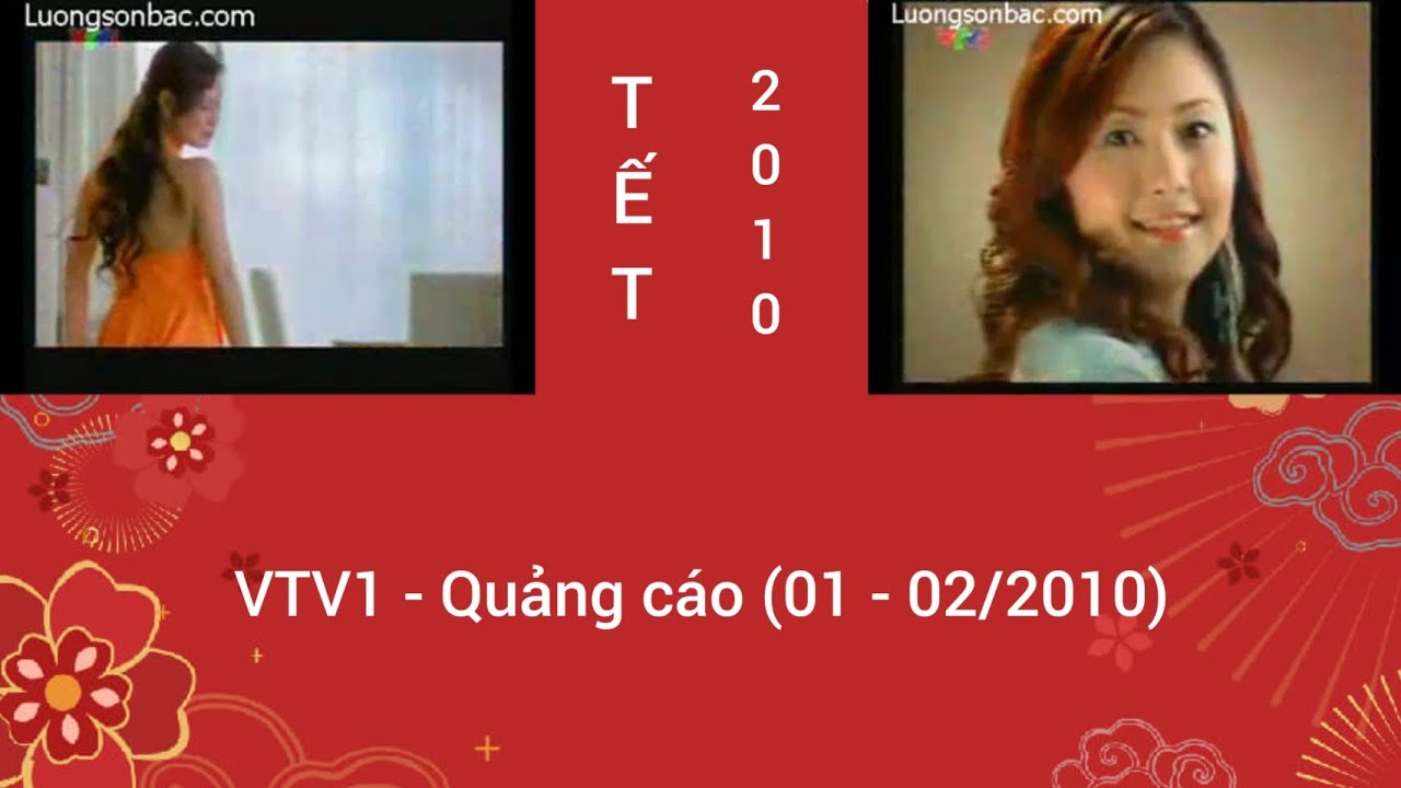 Quảng cáo trên kênh VTV1 tháng 1 - 2 năm 2010
