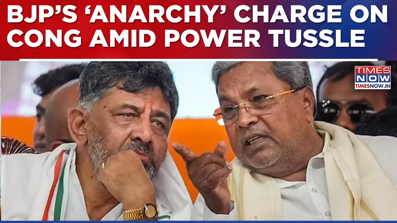 BJP Escalates Attack On Congress Amid Karnataka Power Tussle, Asks To Dissolve Siddaramaiah Sarkar