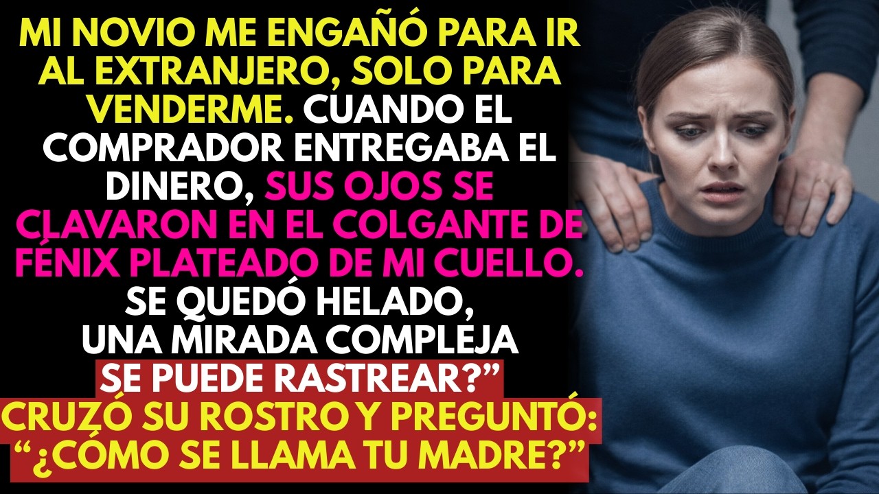 Mi novio me vendió en el extranjero💔 Al ver mi colgante, el comprador preguntó: ‘¿tu madre?’