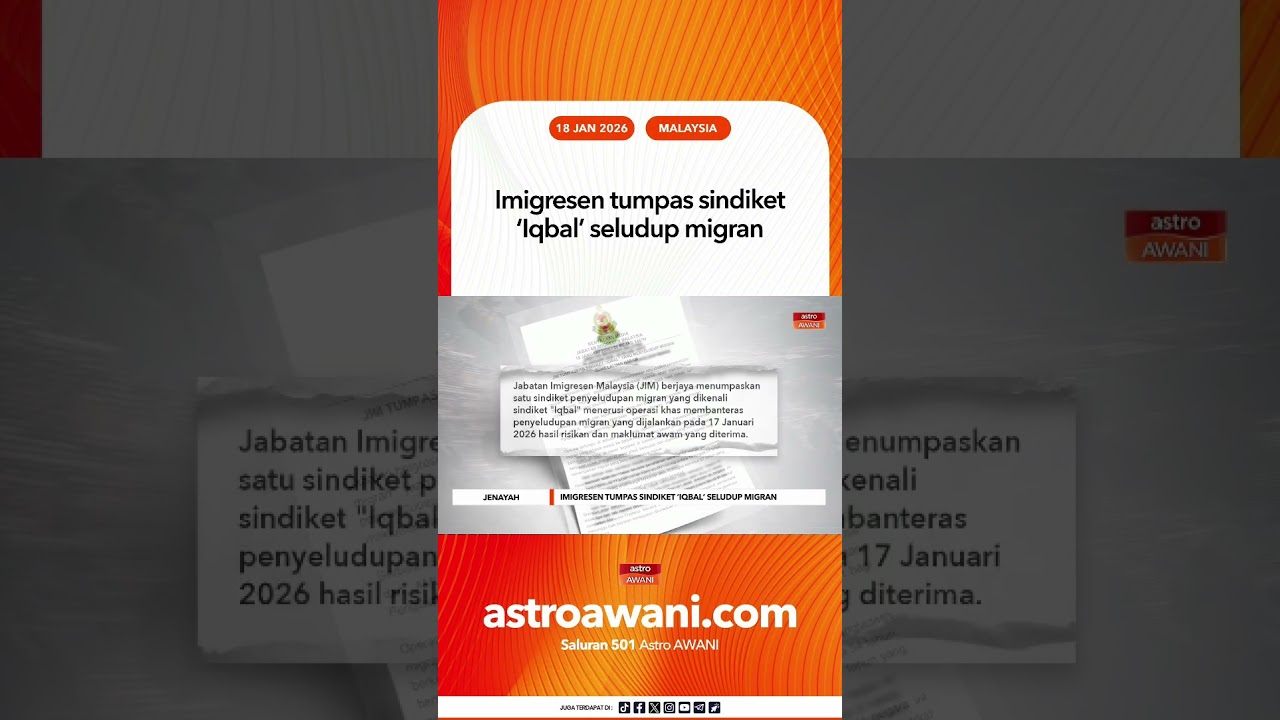 Imigresen tumpas sindiket ‘Iqbal’ seludup migran