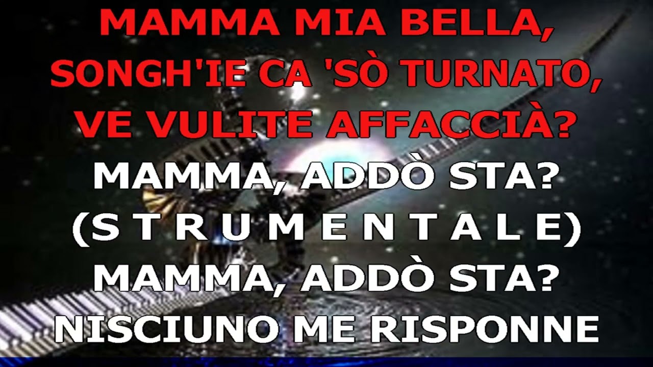 MARIO MEROLA - Mammà addò sta (by Filucciello)