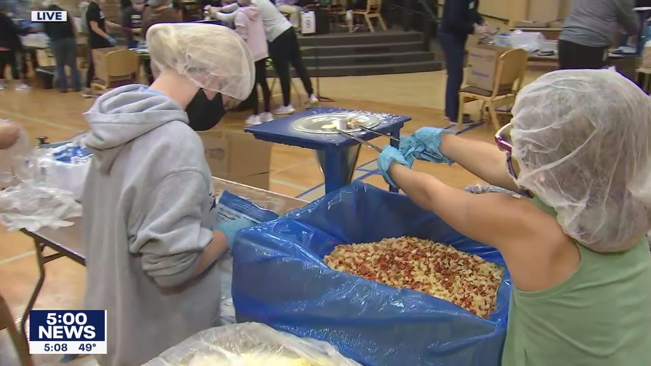 Feed My Starving Children volunteers hope to pack more than 600K meals | FOX 9 KMSP