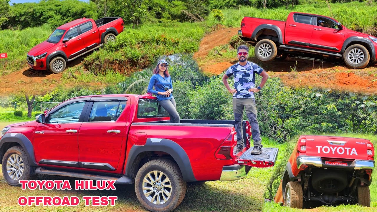 2023 Toyota Hilux Off Road Tested ദിവ്യ പേടിച്ച് നിലവിളിച്ചപ്പോൾ😅😇😁