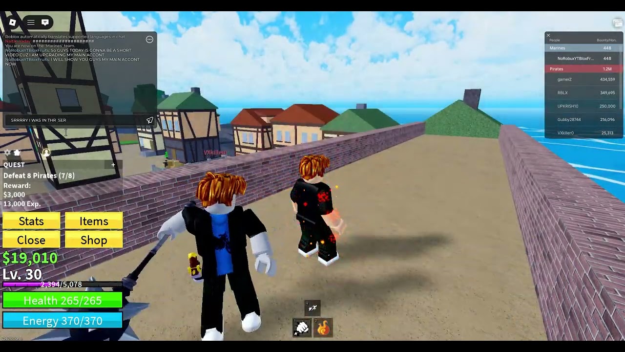 Giving Away my accont in blox Frits Wait till the End.