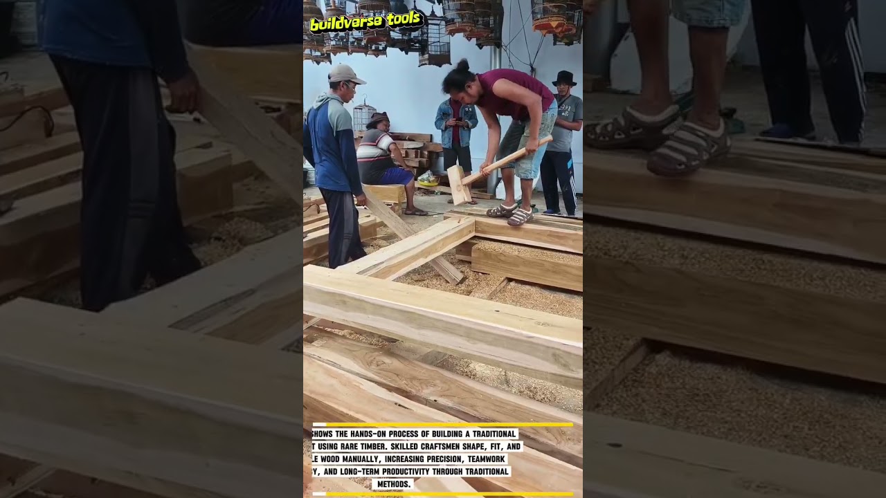 Traditional Wooden Boat Building Using Rare Timber | Master Craftsmanship