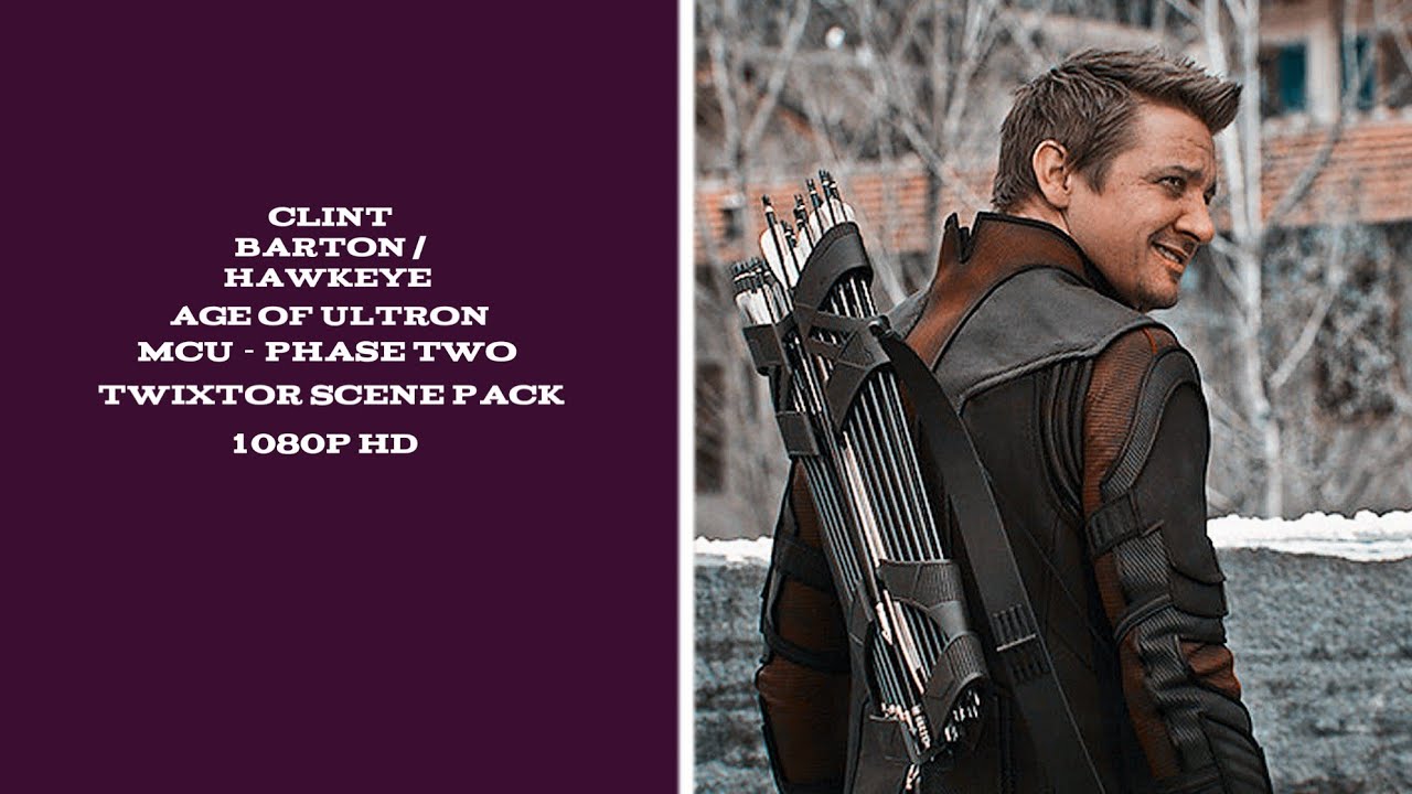 Clint Barton / Hawkeye (MCU - Phase Two - Avengers: Age of Ultron) | Twixtor Scene Pack (1080p HD)