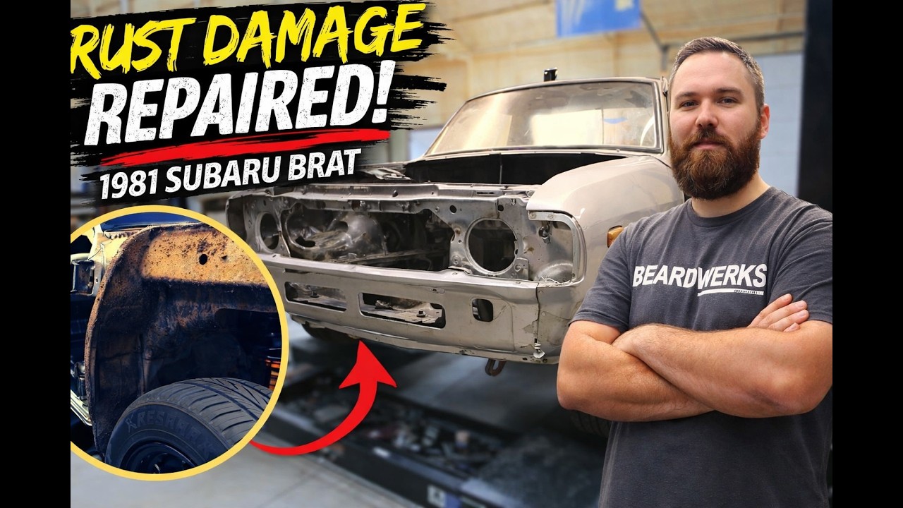 1981 Subaru BRAT Build Update | Brakes, Water-to-Air Intercooler & Crossmember