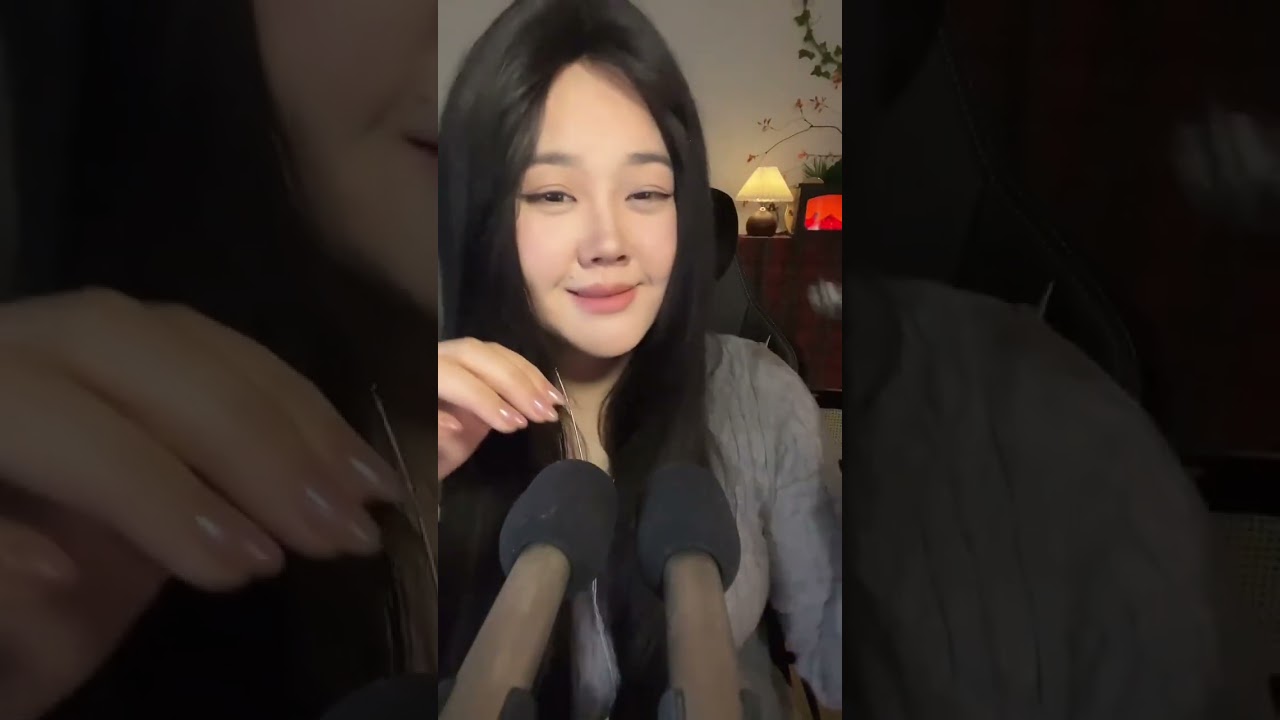 ASMR Eyelash Extensions Part 2#Help with sleep#纳德#Sleep aid video#Voice control#纳德