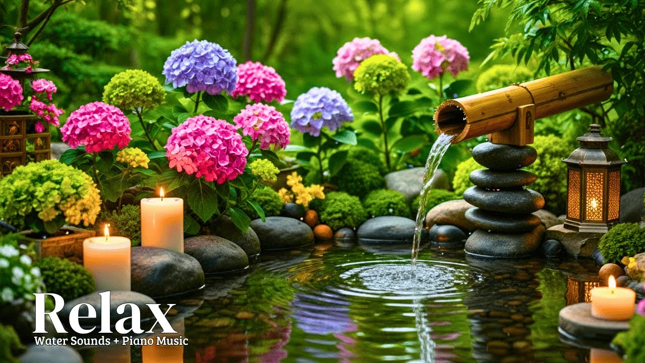 Relaxing Music + Peaceful Water Sounds 🌿 Insomnia Relief, Calm Anxiety & Deep Relaxation