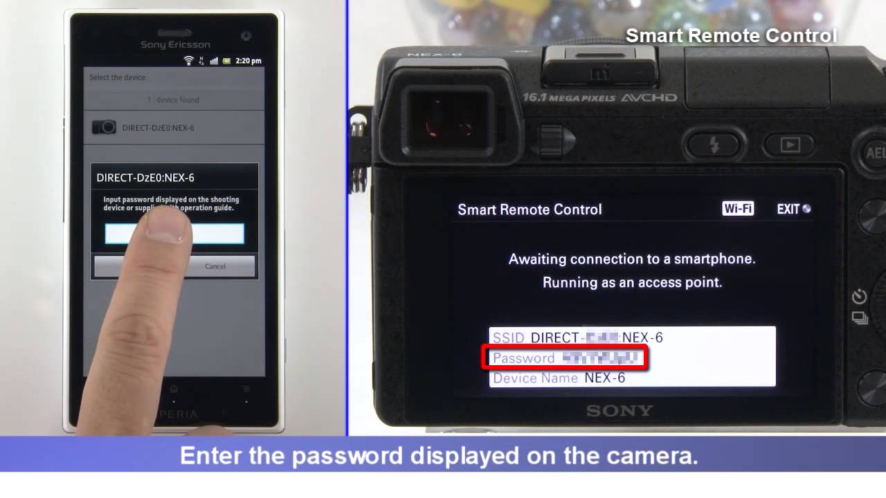 NEX-6/NEX-5R Smart Remote Control