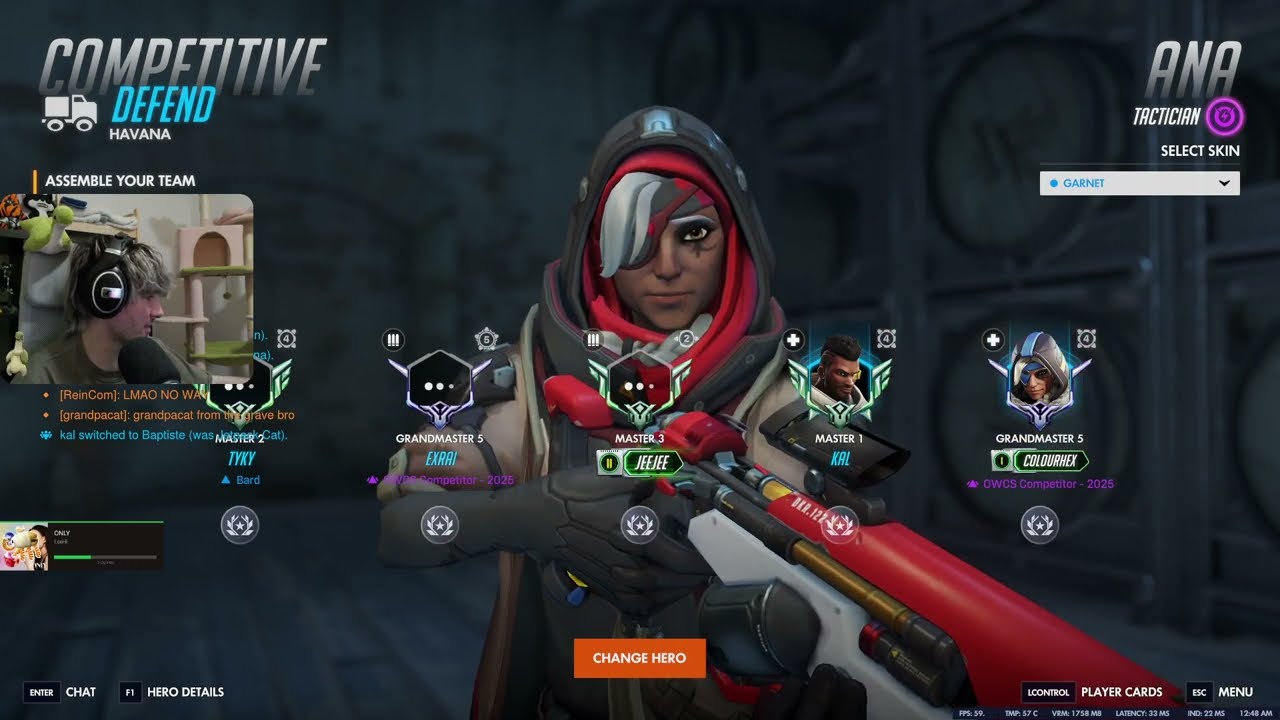 PRO ANA POV! ColourHex Top 500 ana Gameplay Overwatch Archive