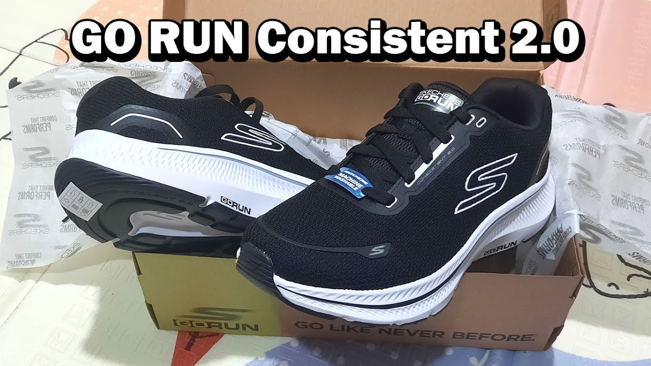 Unboxing Sepatu Lari Skechers Go Run Consistent 2.0 Men's Running Shoes