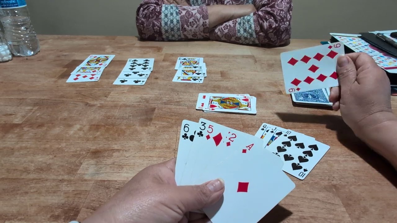Conquian with mother April 26, 2025 #cards #cardgame #gameplay #games #conquian