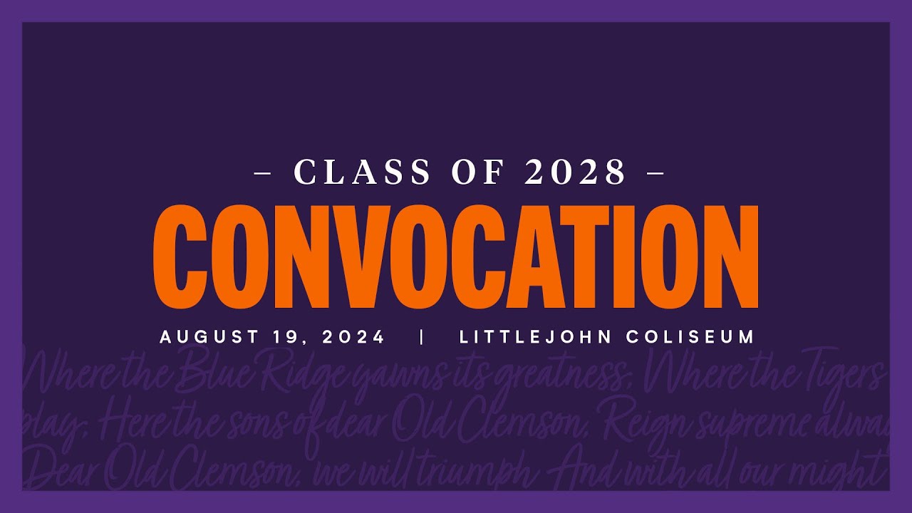 2024 Clemson Convocation
