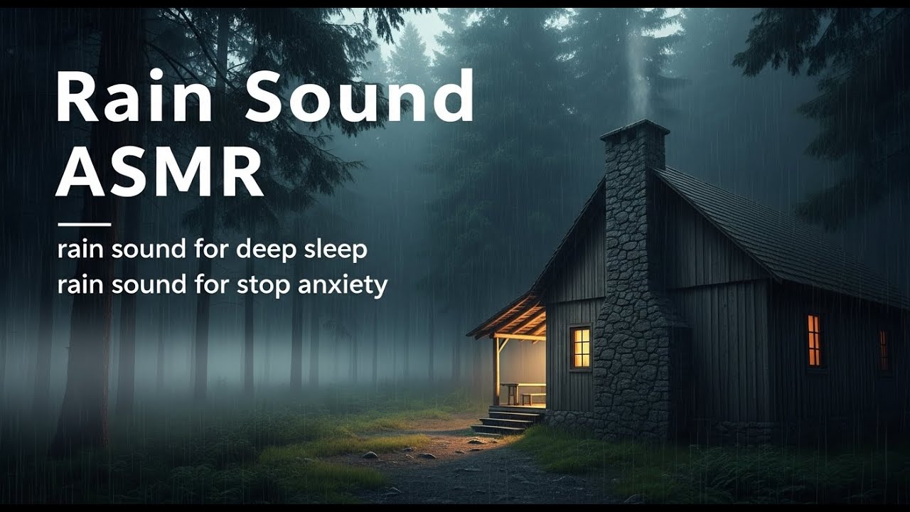 Soothing Rain and Soft Thunder for Deep Sleep, Stress Relief, and Mental Calm for Relaxing Nigh