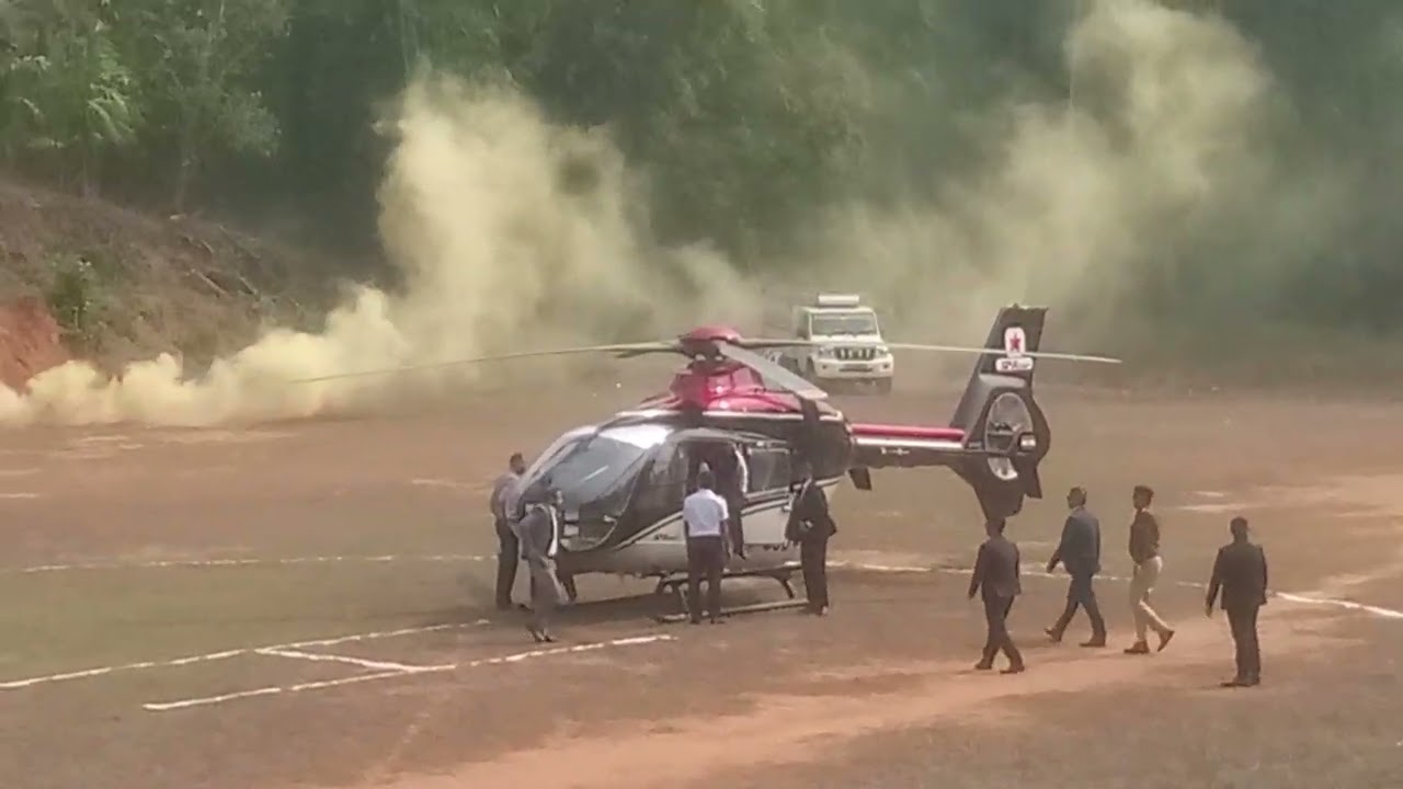 Ka sien ka ba nongkong ba nga iohi ia ka helicopter 🚁👍