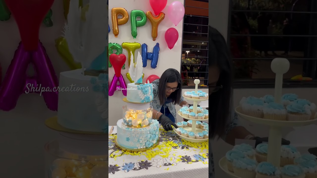 Elsa Theme Cake 