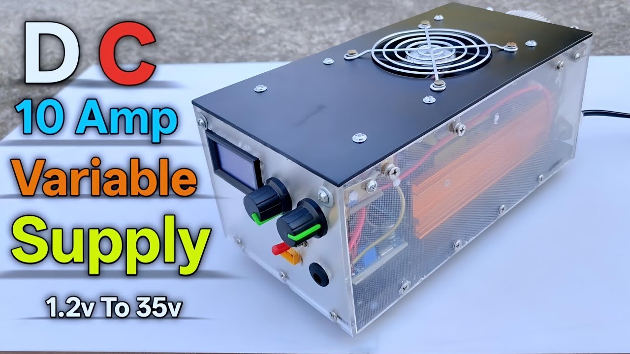 Diy Variable Power Supply | ⚡ | #dcsupply #variablesupply #diyprojects