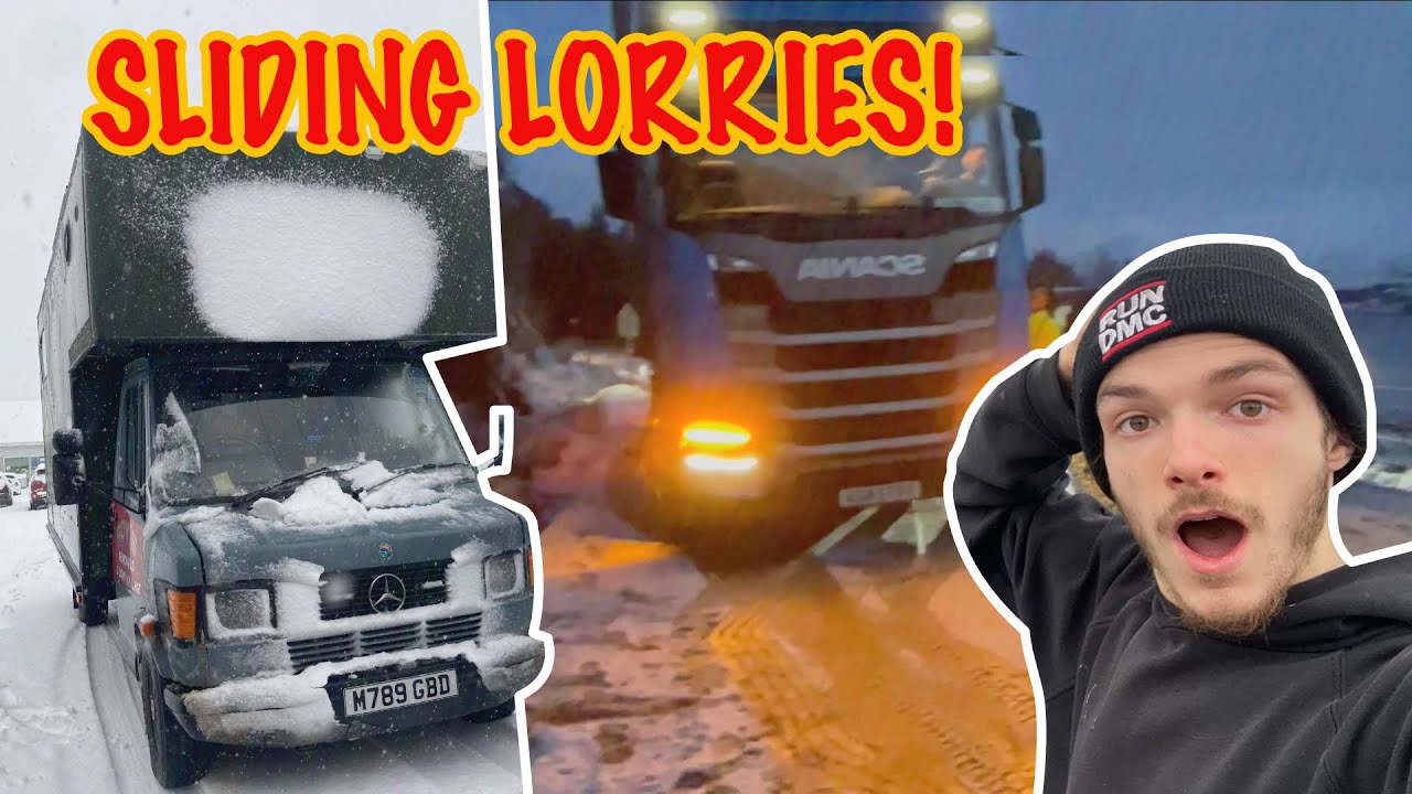Driving Through a Scottish Snow Storm | Winter Van Life Scotland