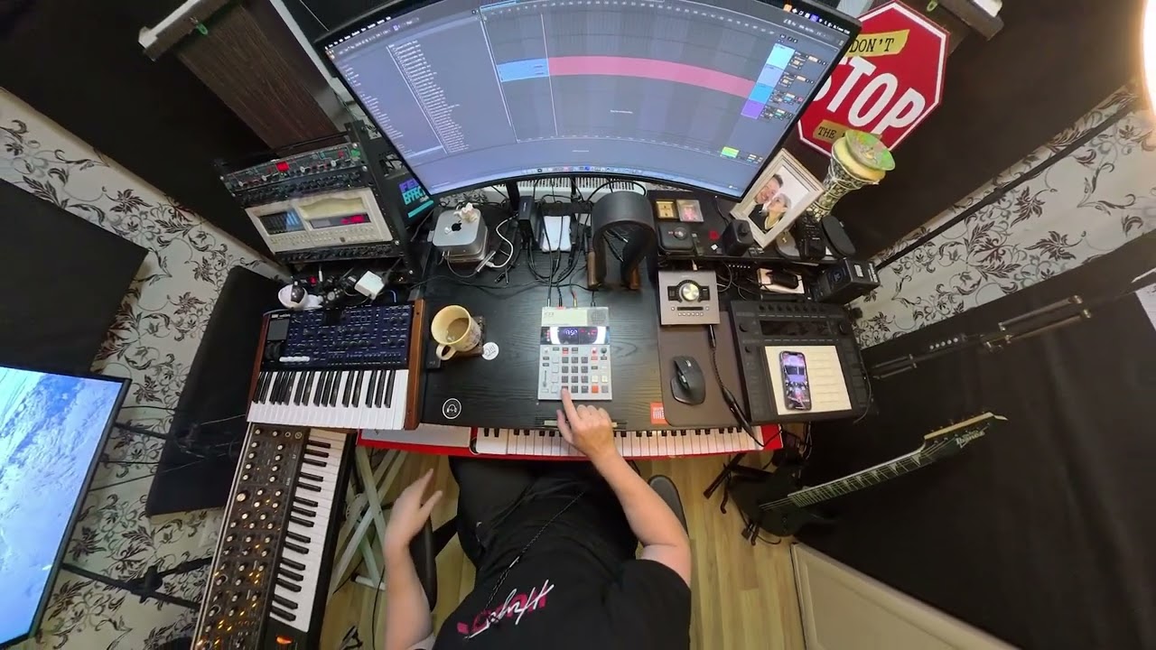 Moog+K.O.II Семплирование Mooga на K.O.II