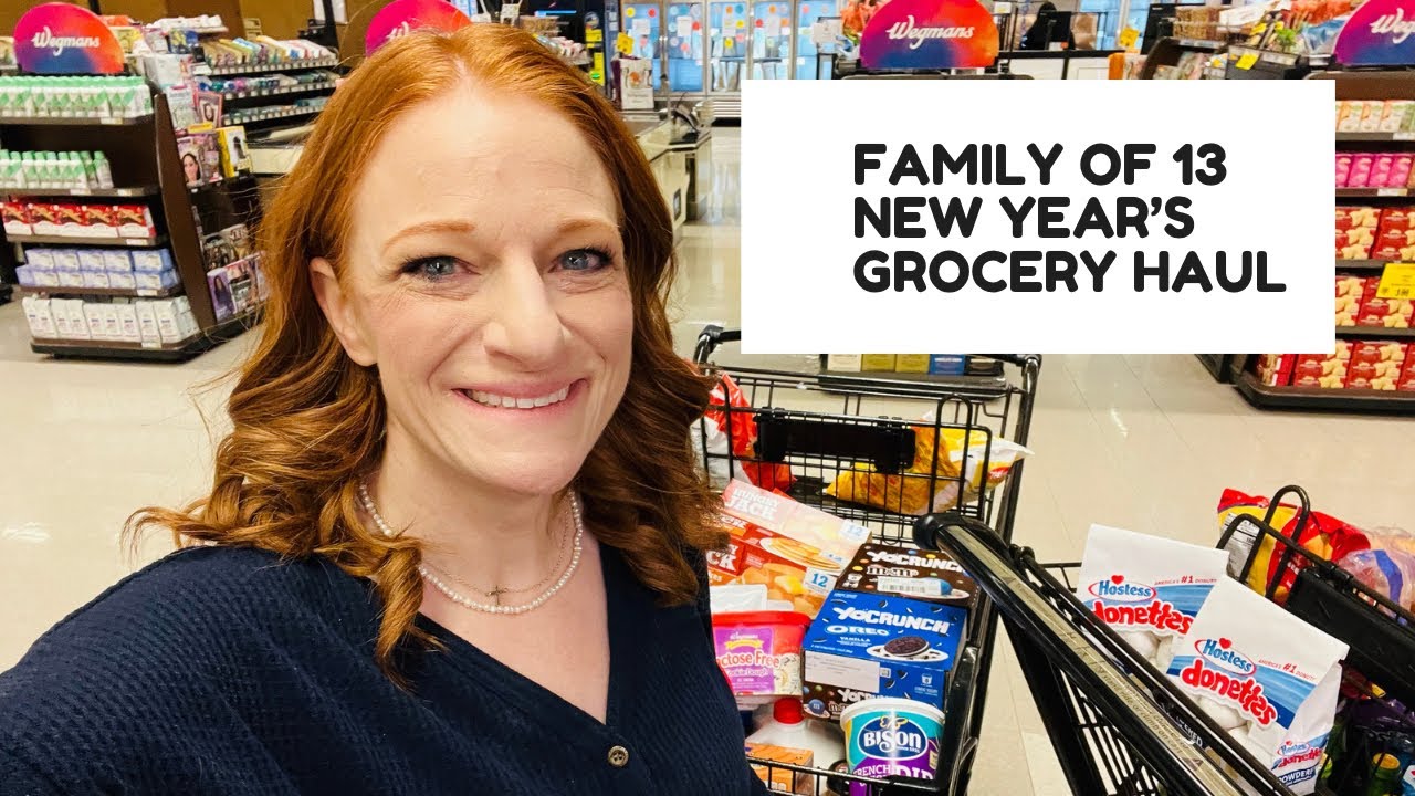 FAMILY OF 13 NEW YEAR’S GROCERY HAUL