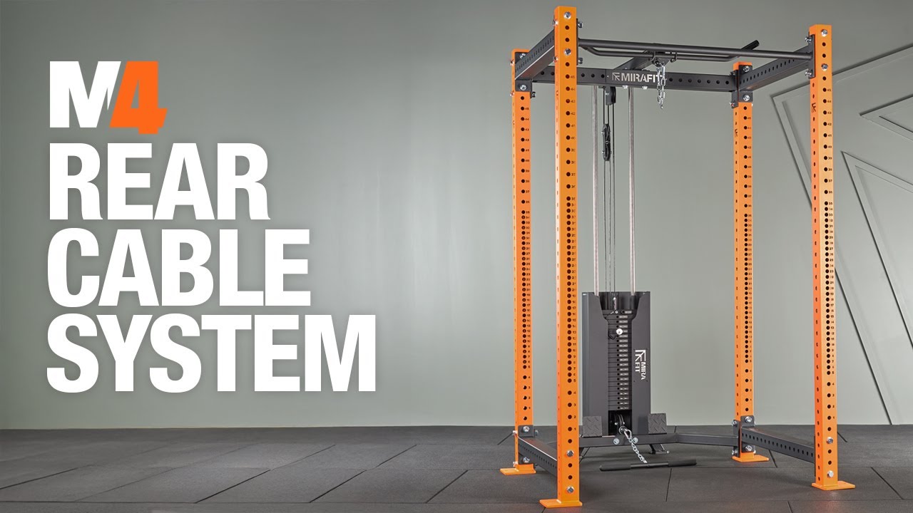 Mirafit M4 Rack Rear Cable System with Weight Stack