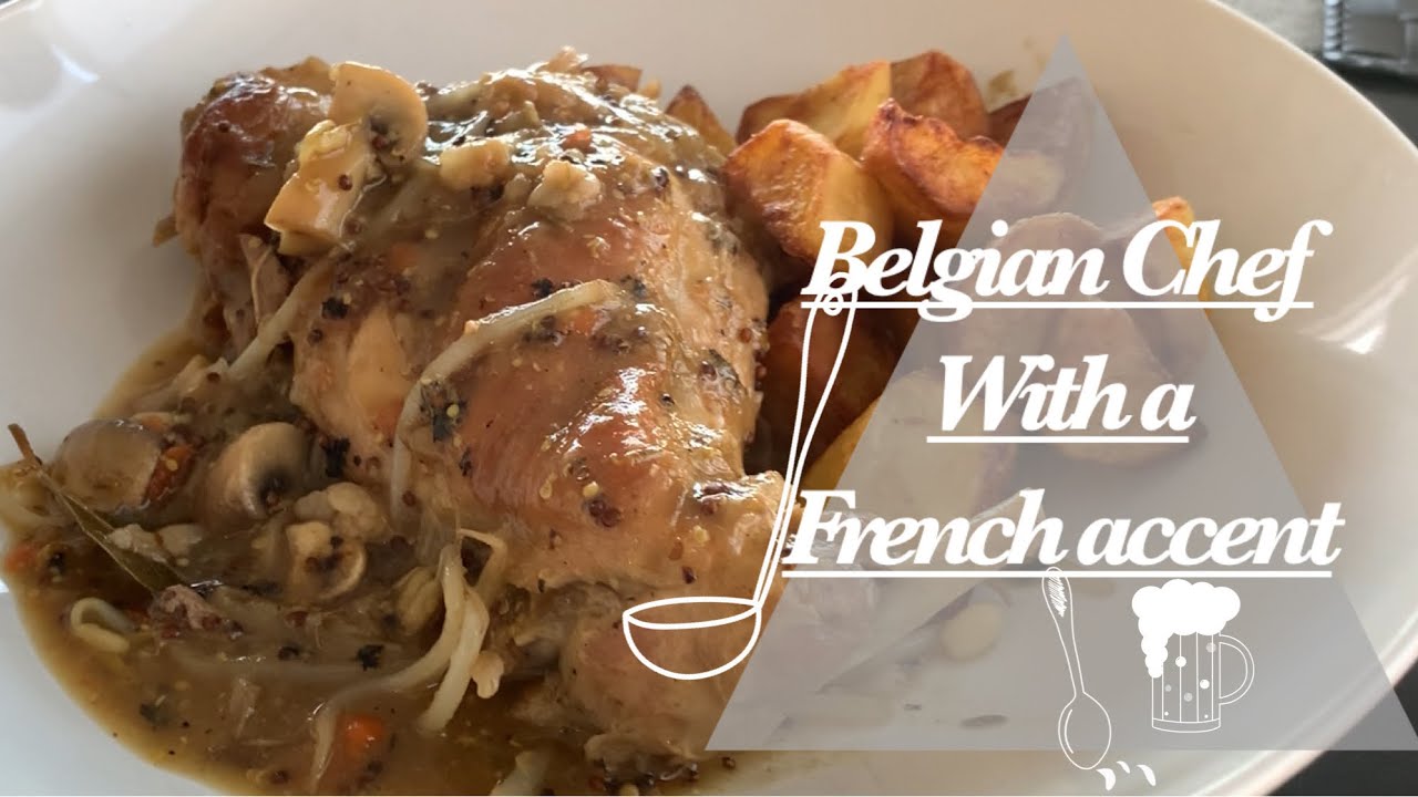 Rabbit with Trappist / konijn met Trappist / Belgian chef with a french accent / how to
