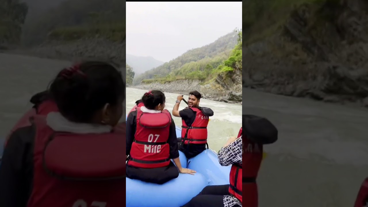 Teesta River Rafting 😊#sikkim #happy #fullmasti #short #tsvlogs