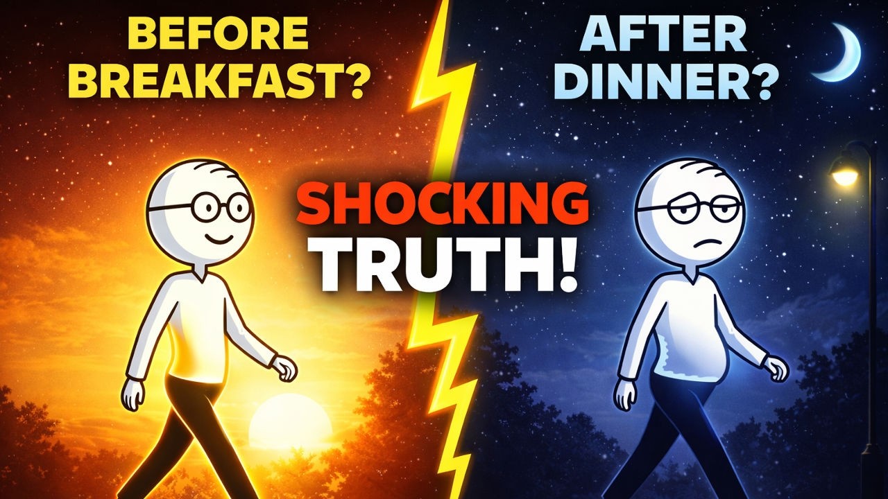 The SHOCKING Truth About Walking Before Breakfast vs After Dinner