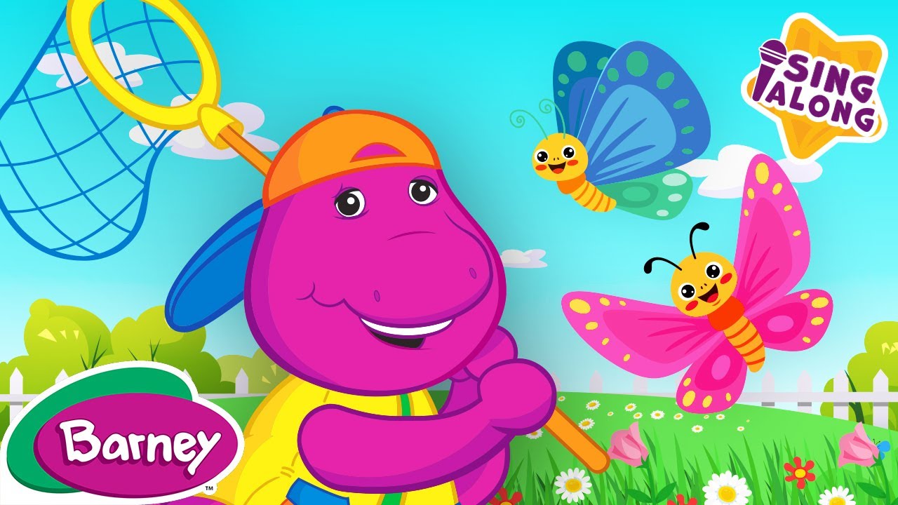 Sing with the Butterflies! | Animal Songs for Kids | Barney | 9 Story Sing & Dance
