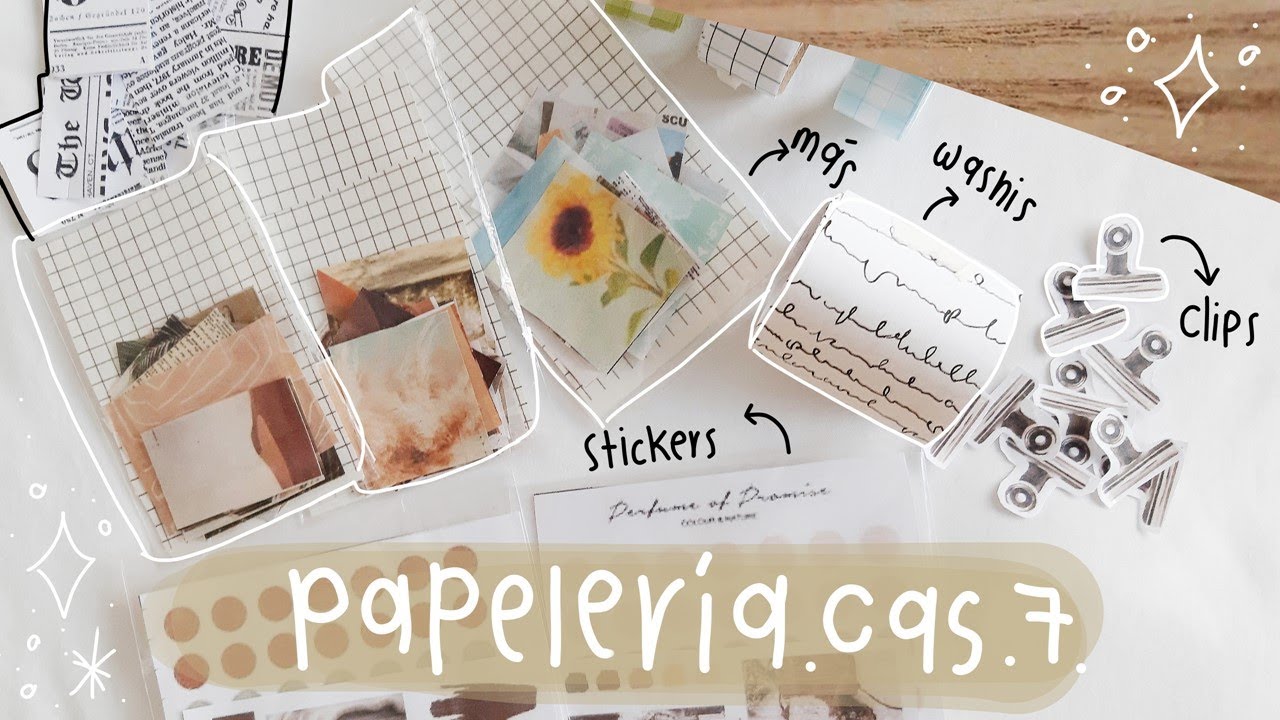 Haz tu propia PAPELERÍA CASERA!!! #7