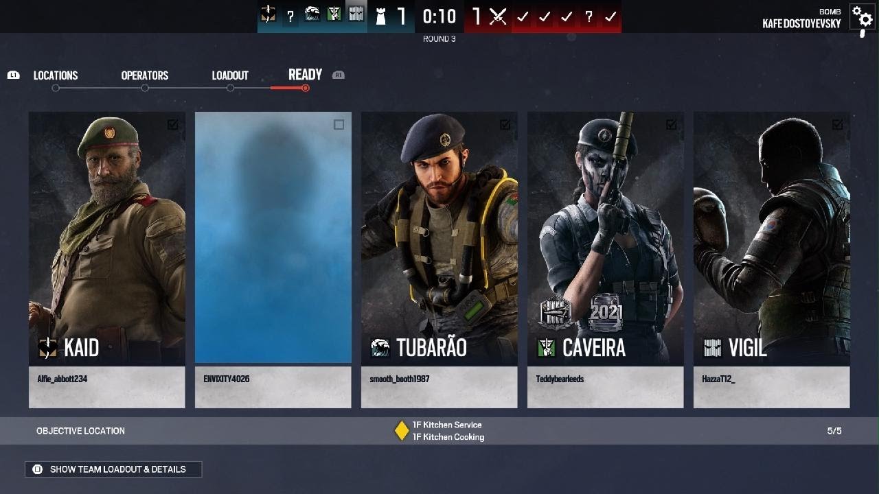 Tom Clancy's Rainbow Six Siege clutch