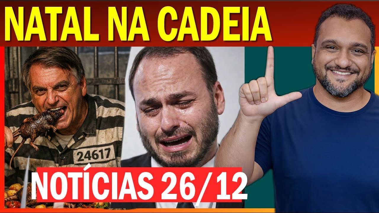 NATAL na CADEIA: Carluxo DETONA Bolsonaro e Tarc&iacute;sio deixa S&atilde;o Paulo SEM &Aacute;GUA