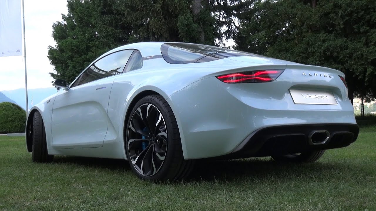 Alpine A110 Vision Concept SOUND - Start Up, Revs, Overview & Driving!