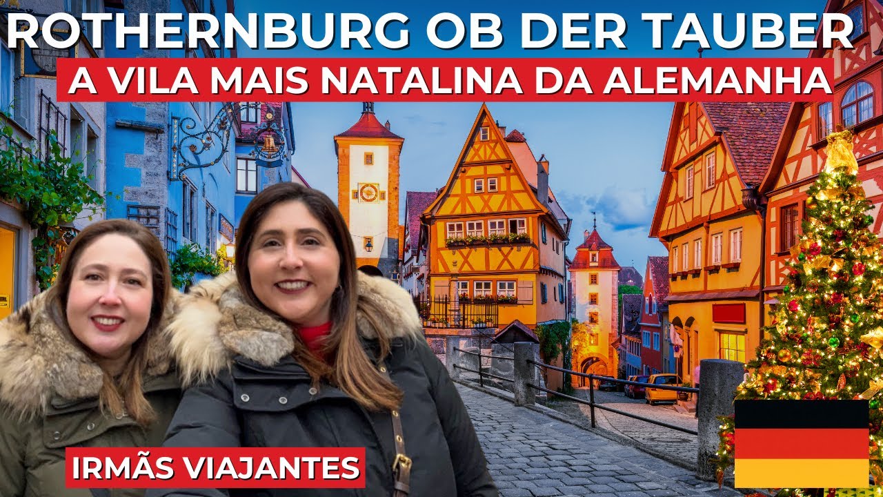 Rothenburg ob der Tauber, o mercado de NATAL mais MÁGICO da Alemanha