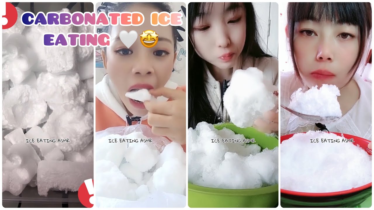 [ASMR] FREEZER FROST EATING & CARBONATED ICE EATING 🤤 & AMAZING ICE EATERS 🤩 أكل الجليد