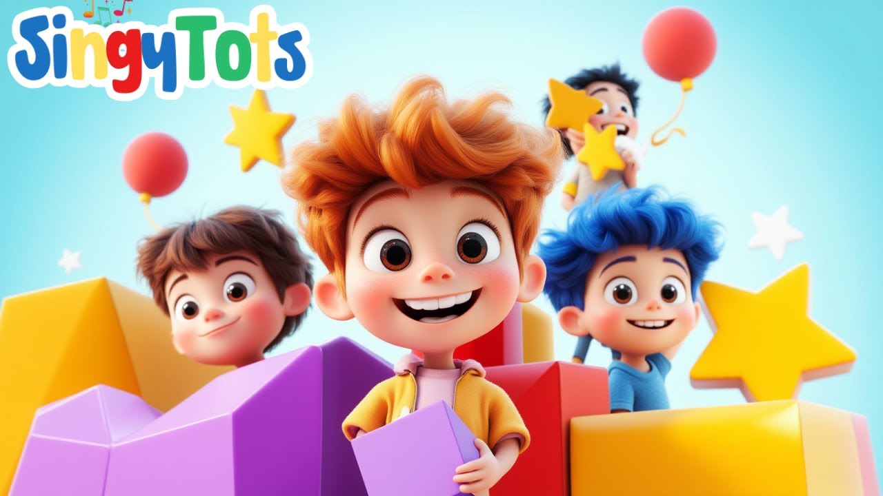 Dancing with Shapes! | Super Fun Song for Kids about Geometric Shapes