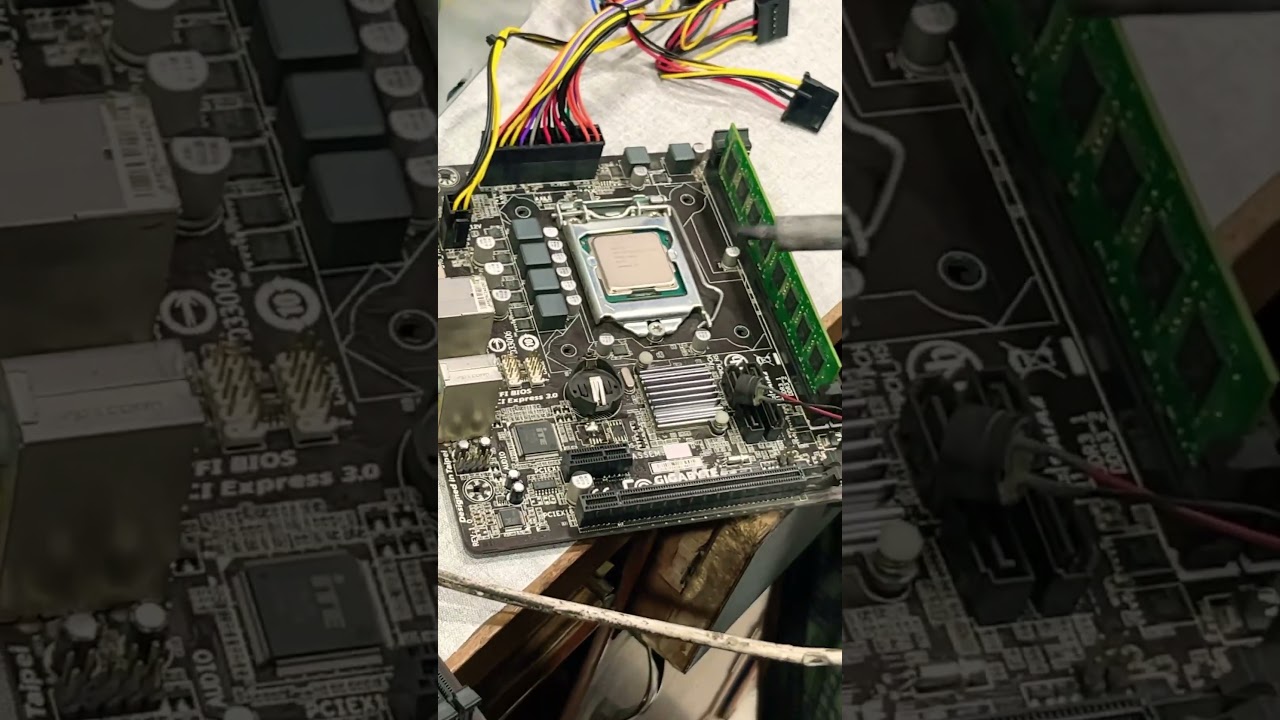 Gigabyte motherboard repair #swastikcomputer #gigabyte #shortsvideo #shortsvideo #machine #swastik