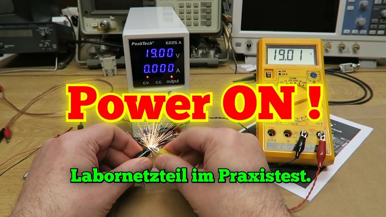 Labornetzteil im Praxistest. PeakTech 6225 A