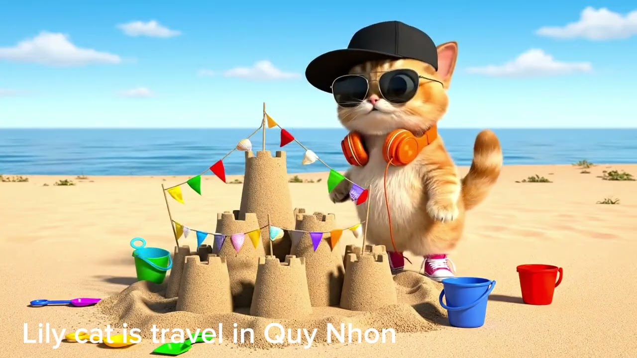 Lily cat goes to Quy Nhon