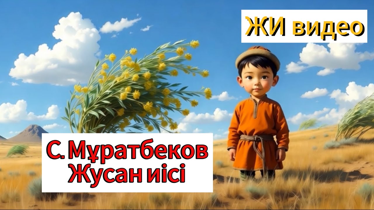 ЖУСАН ИІСІ. С. Мұратбеков. ЖИ видеосабақ. Үзінді Қазақ әдебиеті 6-сынып Қысқаша Қазақша мультфильм