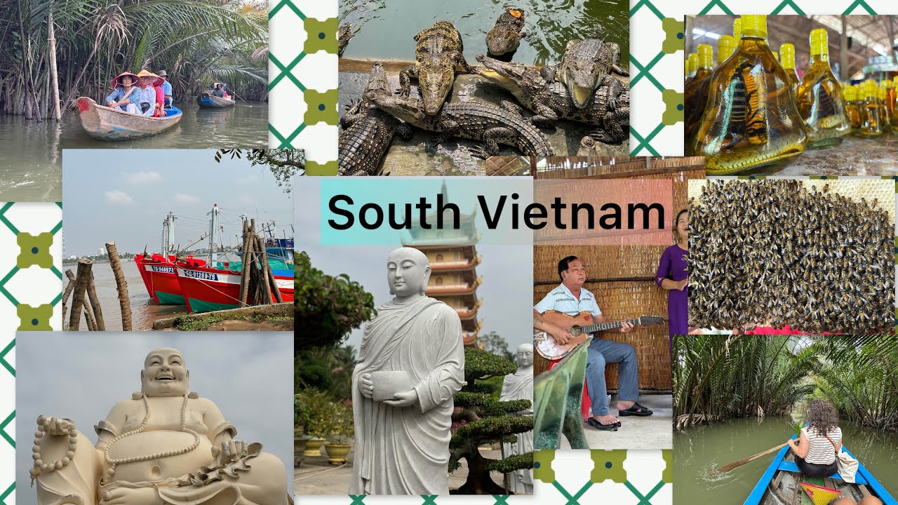 Vietnam-Mekong Delta (bees, Crocodiles, Snake wine, traditional music), Vinh Trang Pagoda