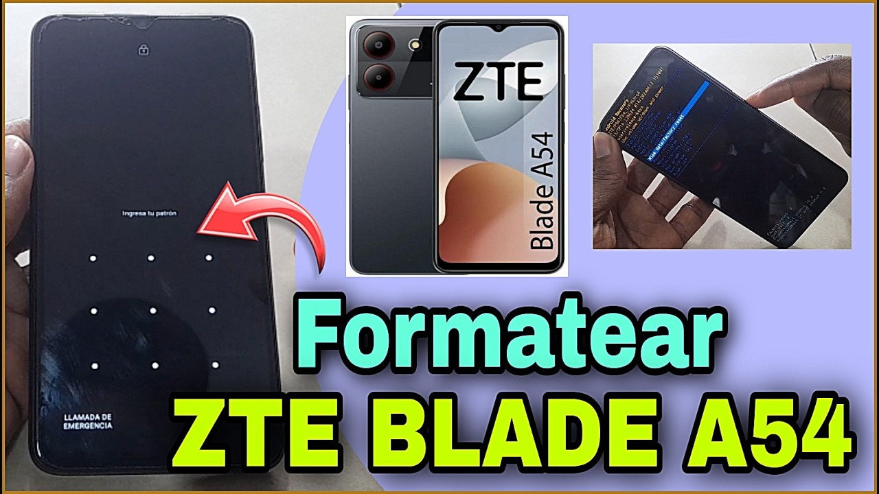 Hard Reset ZTE BLADE A54, Formatear Zte Blade A54