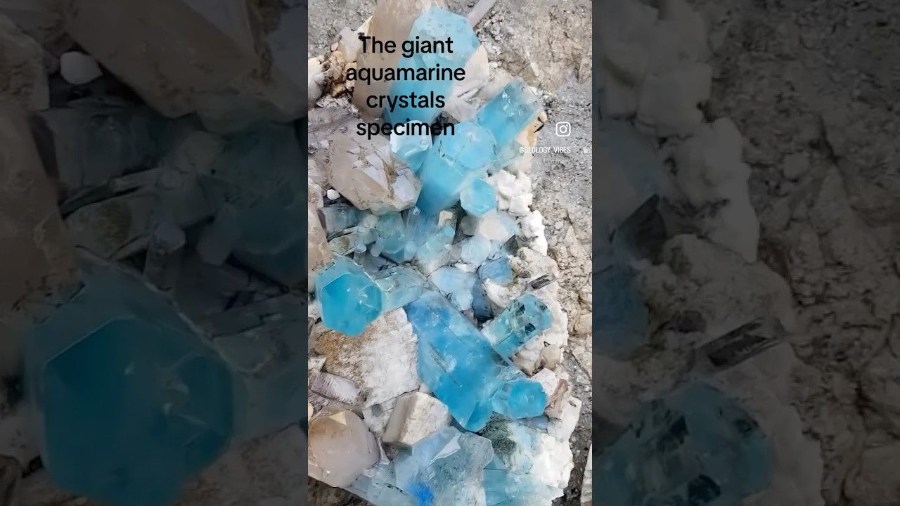 Aquamarine Crystal Hunting | Huge Aquamarine specimen | Crystal digging #crystals #Crystalhunting