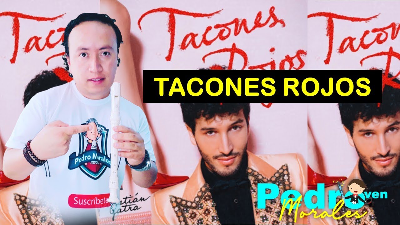 TACONES ROJOS / FLAUTA COVER / INCLUYE NOTAS MUSICALES