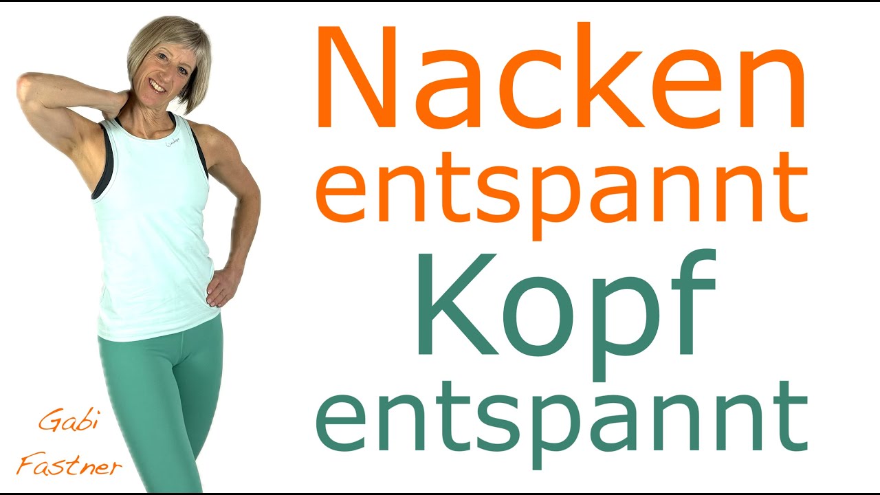 🍵 16 min. Nacken entspannt - Kopf entspannt | schmerzfrei & locker, ohne Geräte, im Stehen