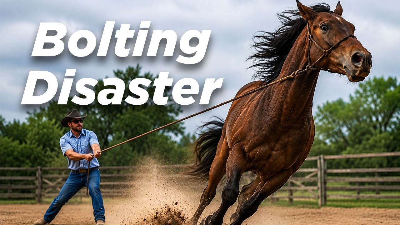 A Bolting Rescue Horse Learns About Healthy Boundaries After Breaking Someones Leg